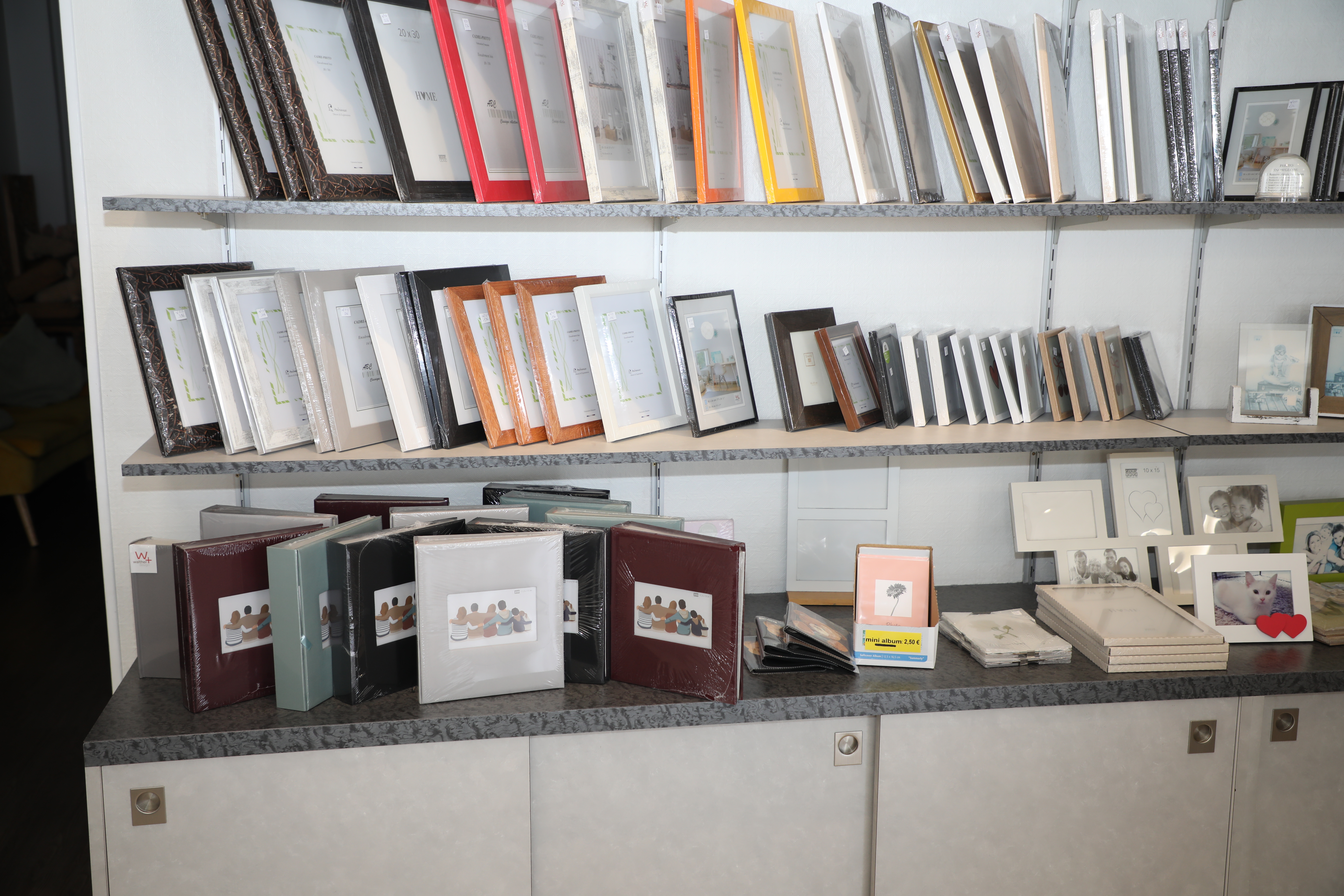 Vente d'albums photo