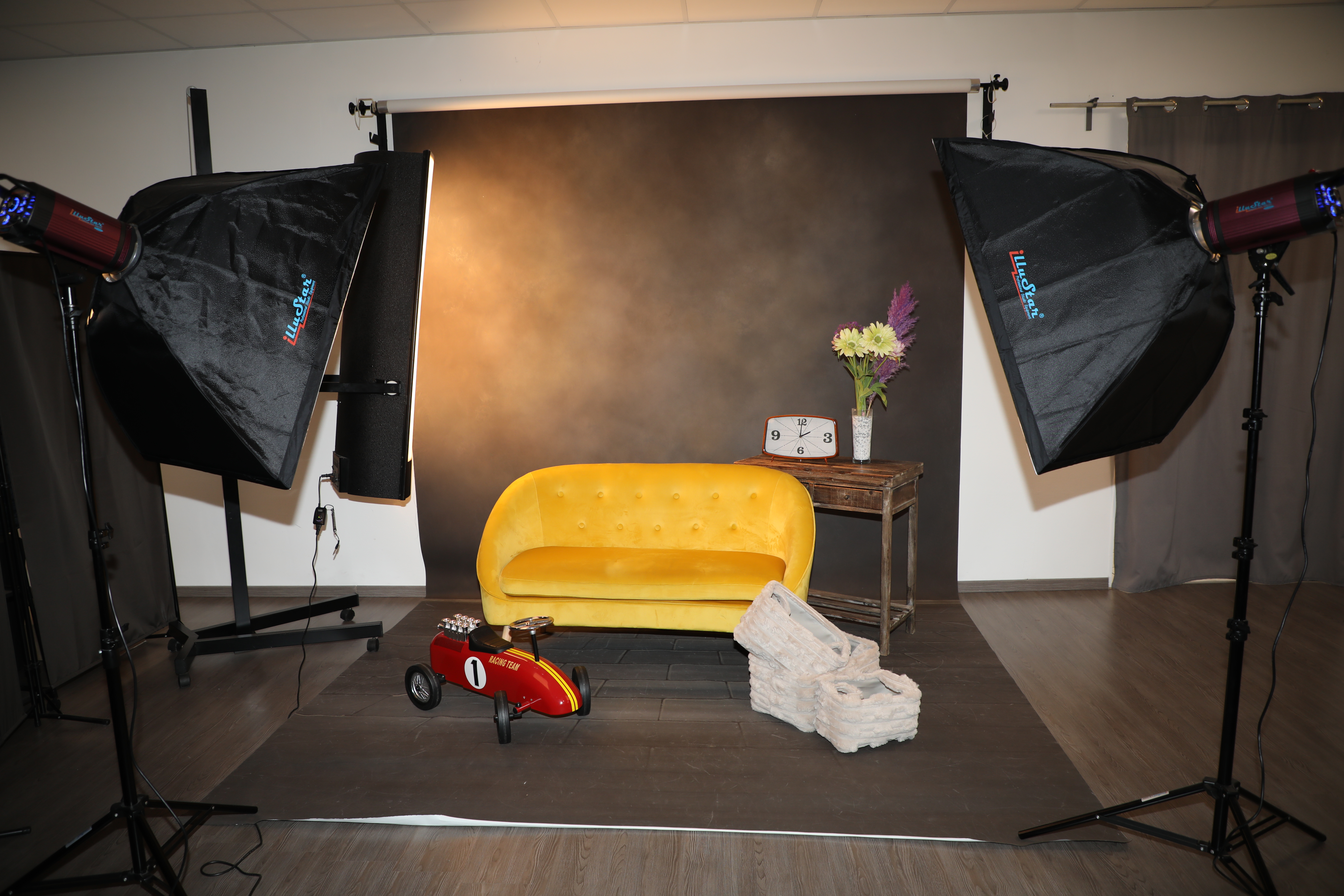 Séance portrait en studio photo